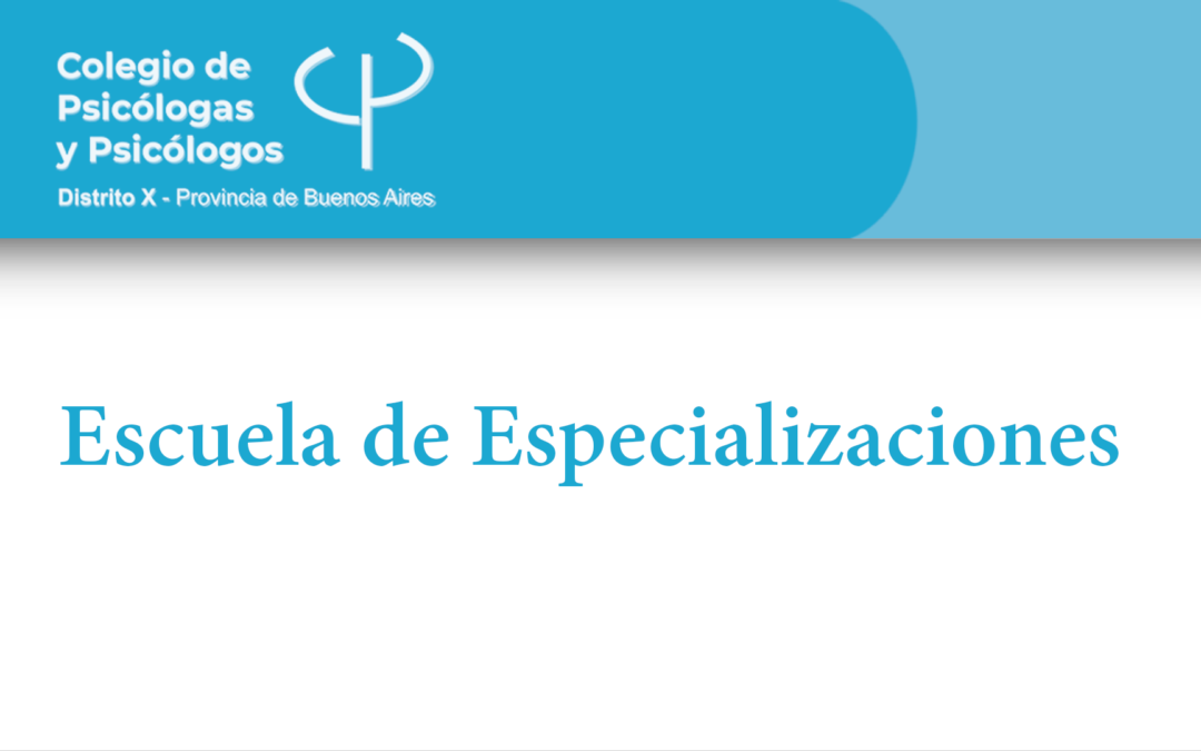 Carrera de Especialización en psicología del envejecimiento, la vejez y las personas mayores.