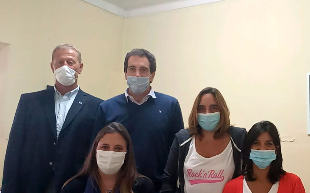 Reunión con integrantes del Dpto. de Salud Mental de la MGP.